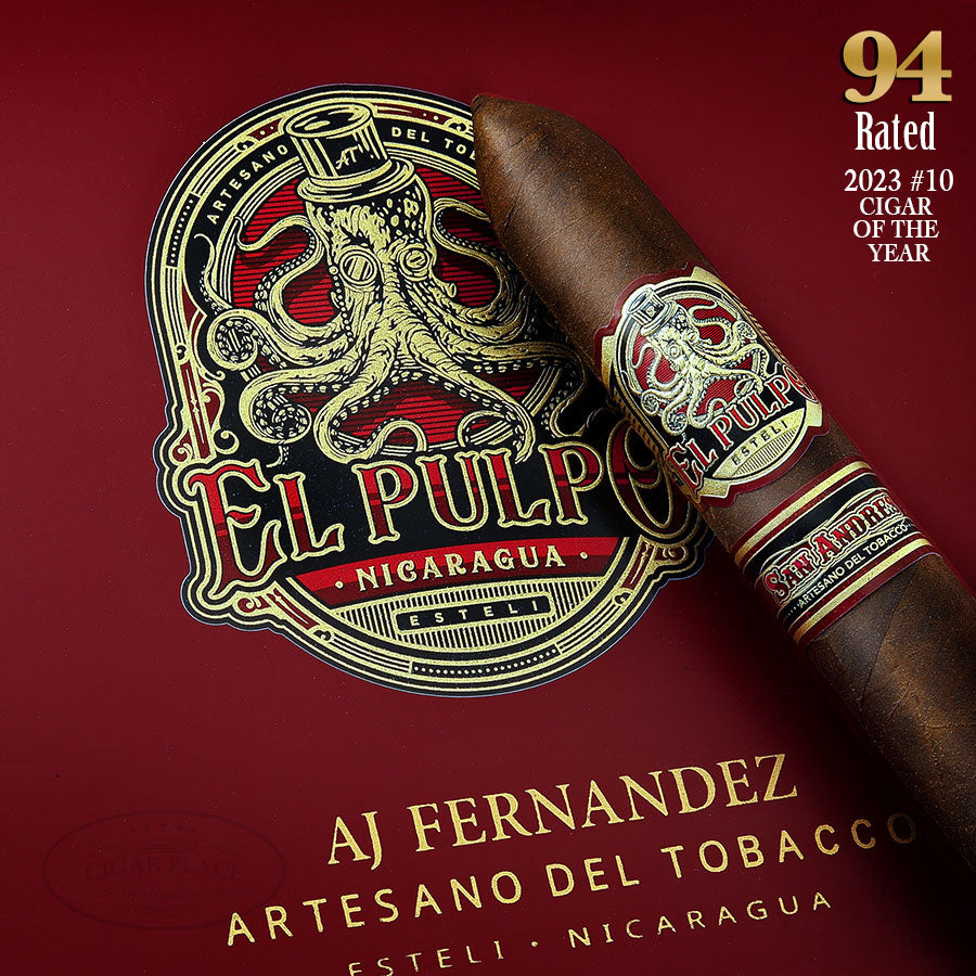 El Pulpo by Artesano Del Tobacco Belicoso Grande - 2023 #10 Cigar of the Year
